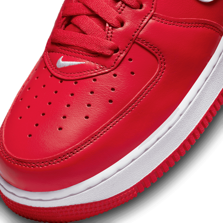 Nike Air Force 1 Low Red White Color of the Month Angle 4