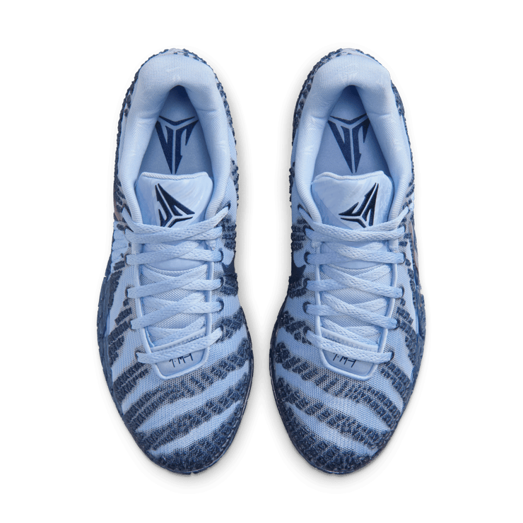 Nike Ja 3 Cobalt Bliss Metallic Silver Angle 0