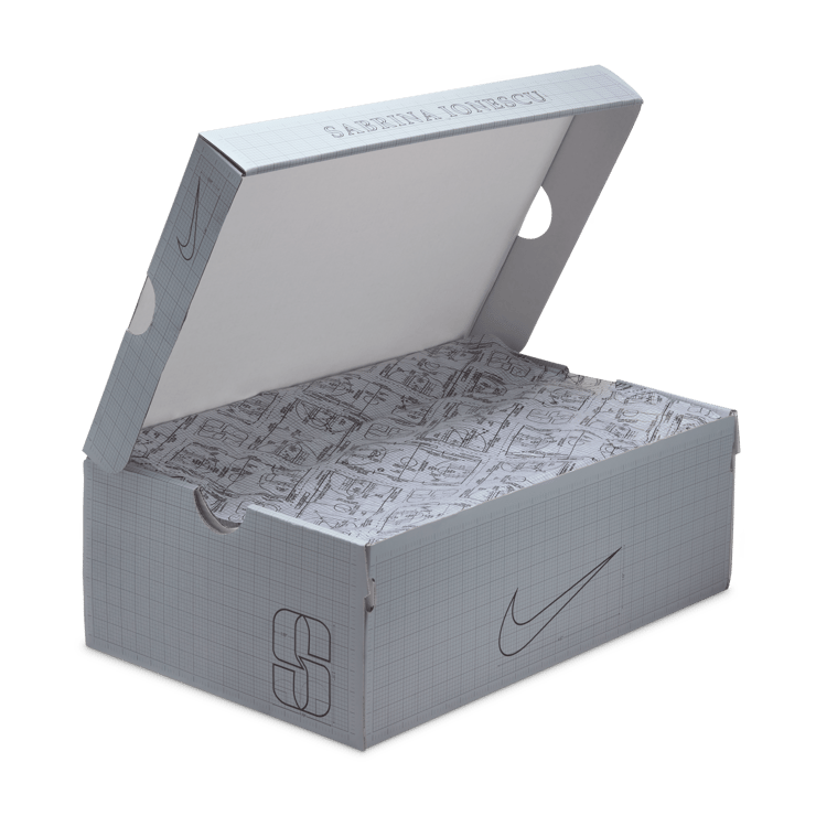 Nike Sabrina 3 Black Dark Smoke Grey (GS) Angle 5