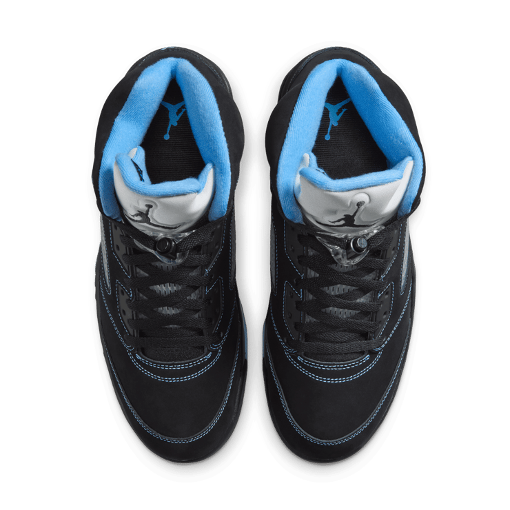Air Jordan 5 Retro Black University Blue Angle 3