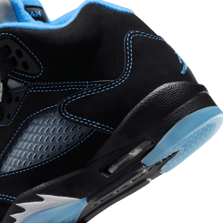 Air Jordan 5 Retro Black University Blue (GS) Angle 7