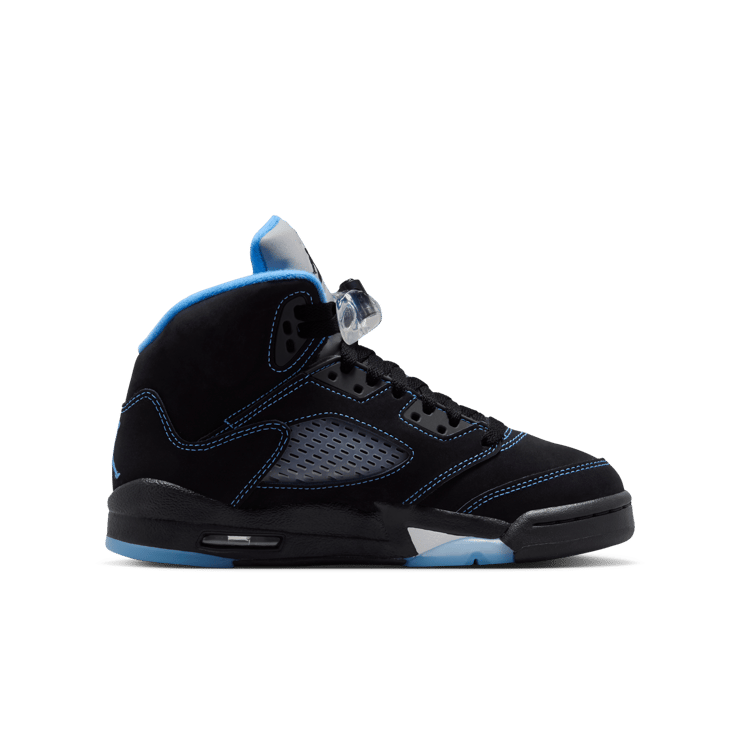 Air Jordan 5 Retro Black University Blue (GS) Angle 2