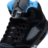Air Jordan 5 Retro Black University Blue (GS) Angle 6