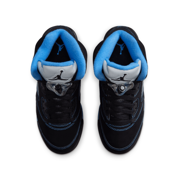 Air Jordan 5 Retro Black University Blue (GS) Angle 3