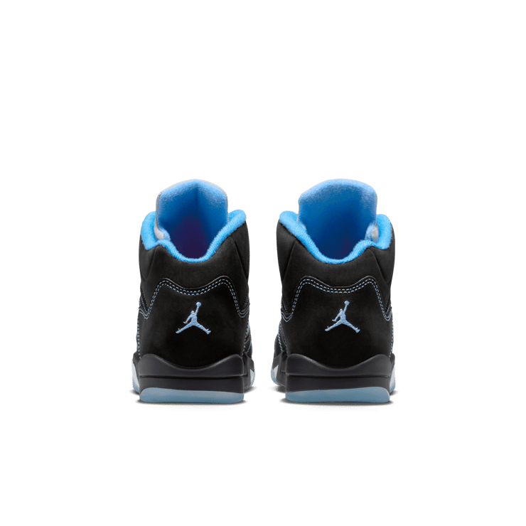 Air Jordan 5 Retro Black University Blue (PS) Angle 5