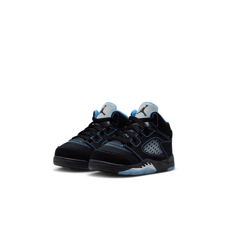 Air Jordan 5 Retro Black University Blue (TD) Angle 4