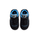 Air Jordan 5 Retro Black University Blue (TD) Angle 3