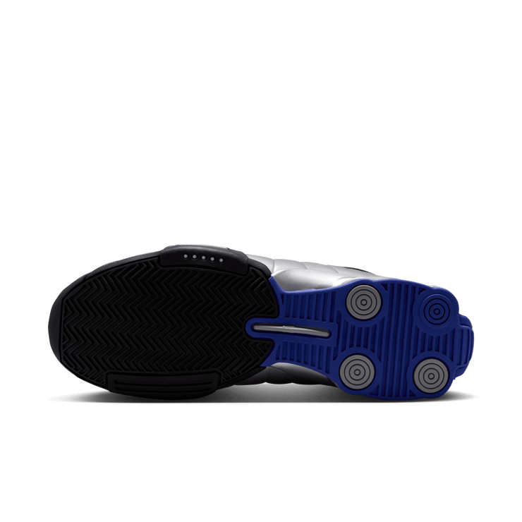 Nike Shox BB4 OG Black Silver Lapis Angle 1
