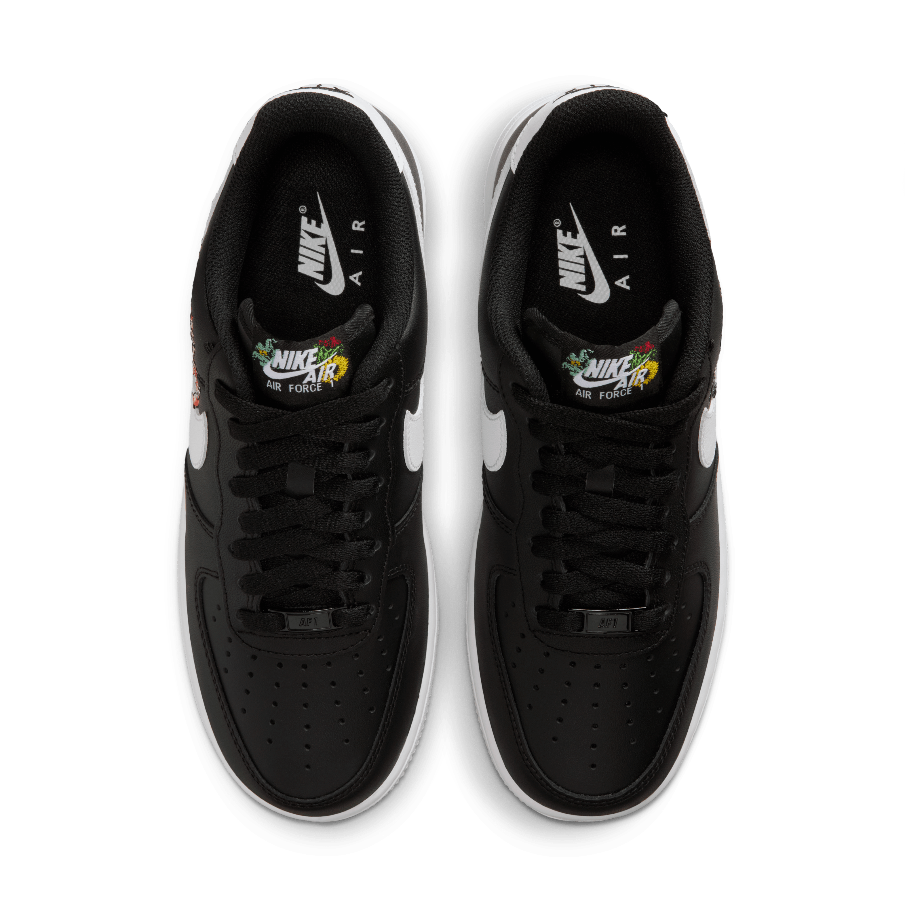 black flower air force 1
