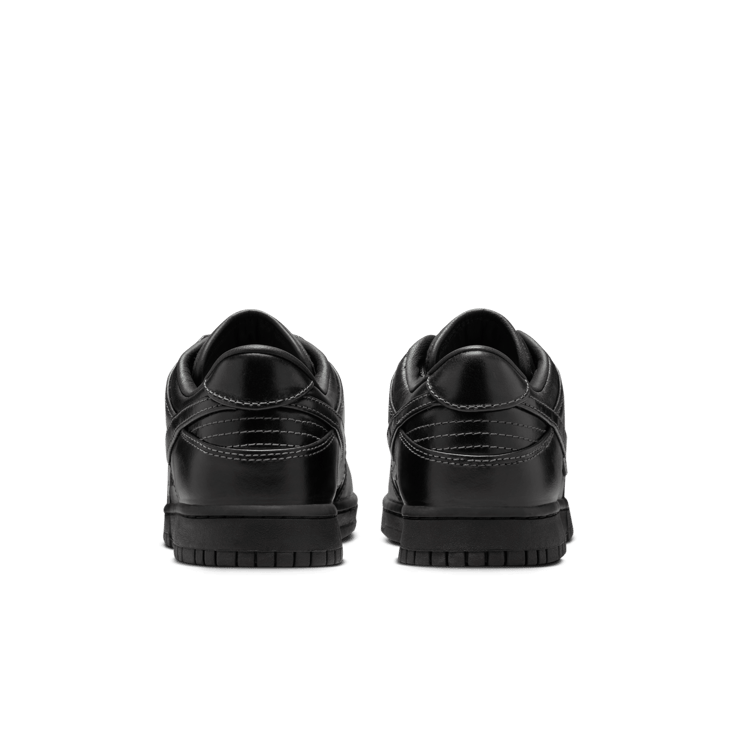 Nike Dunk Low Dress Shoe Black Angle 1
