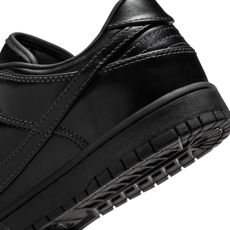 Nike Dunk Low Dress Shoe Black Angle 7