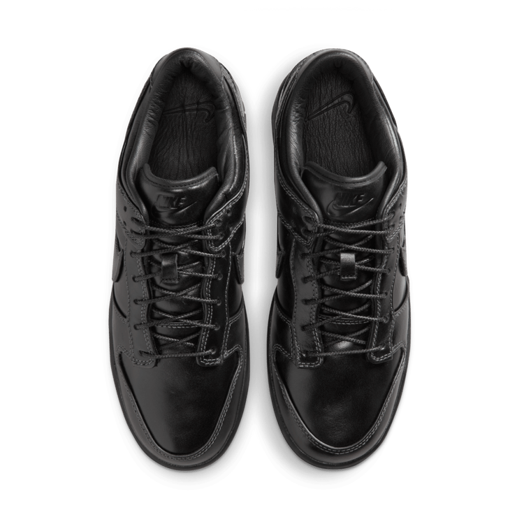 Nike Dunk Low Dress Shoe Black Angle 5