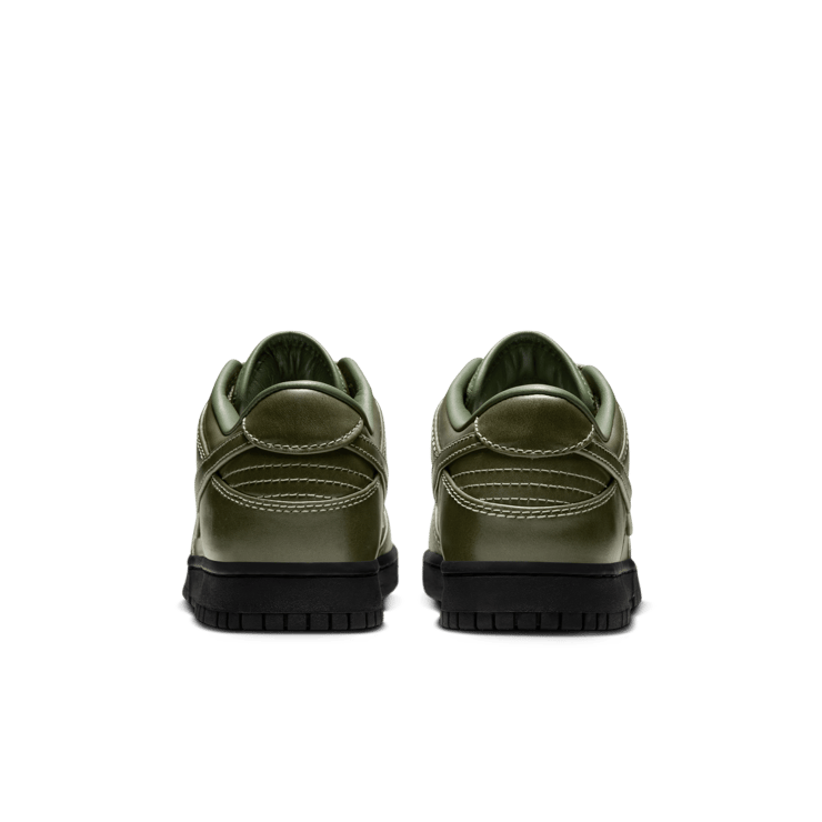 Nike Dunk Low Dress Shoe Olive Angle 3