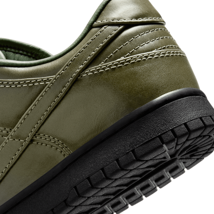 Nike Dunk Low Dress Shoe Olive Angle 6