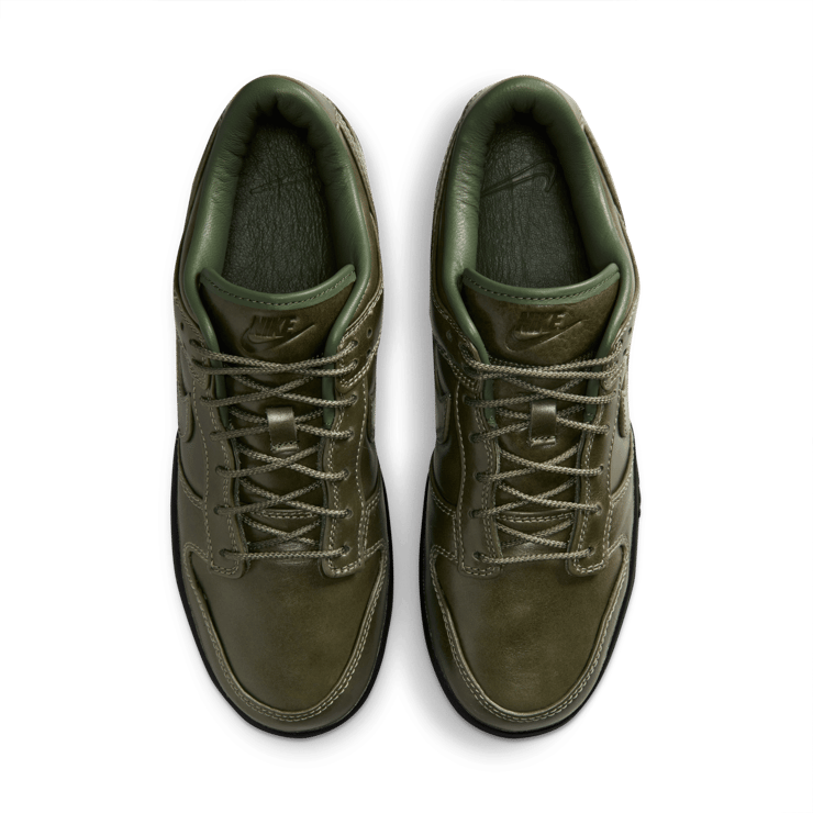 Nike Dunk Low Dress Shoe Olive Angle 5