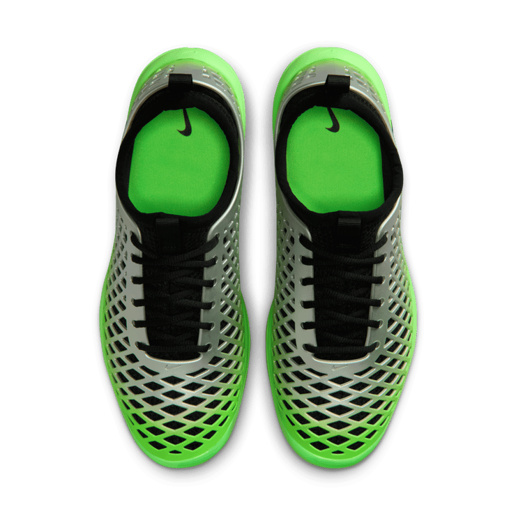 Nike Rejuven8 Run OG Metallic Silver Voltage Green (W) Angle 4