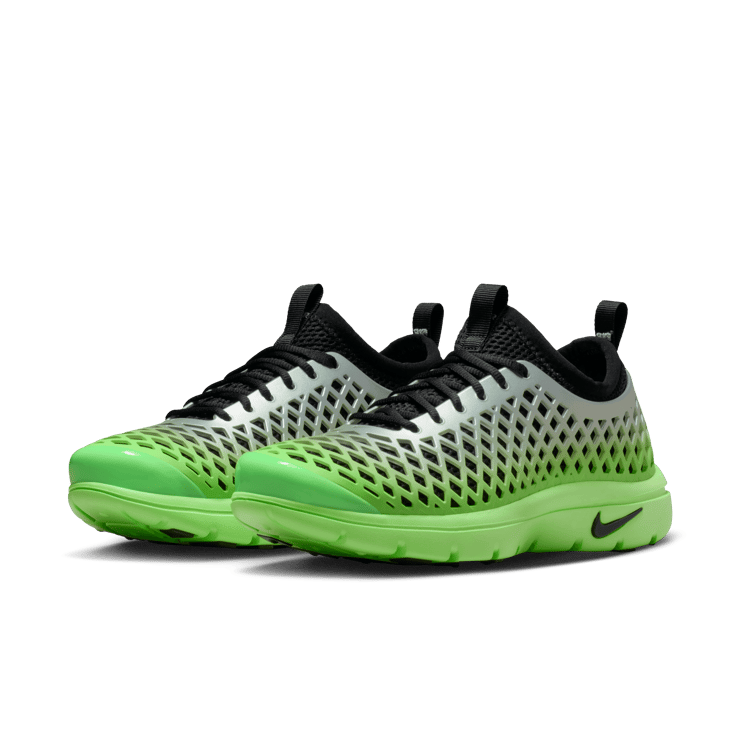 Nike Rejuven8 Run OG Metallic Silver Voltage Green (W) Angle 5