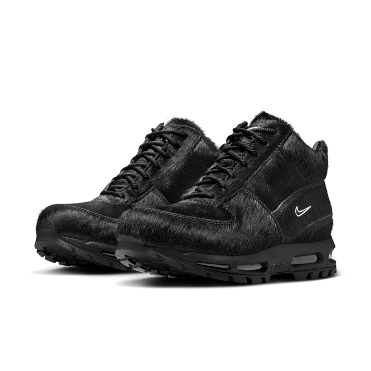 Nike Air Max Goadome Black Pony Hair Angle 1