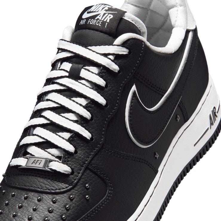 Nike Air Force 1 Low '07 Premium Black White Angle 7