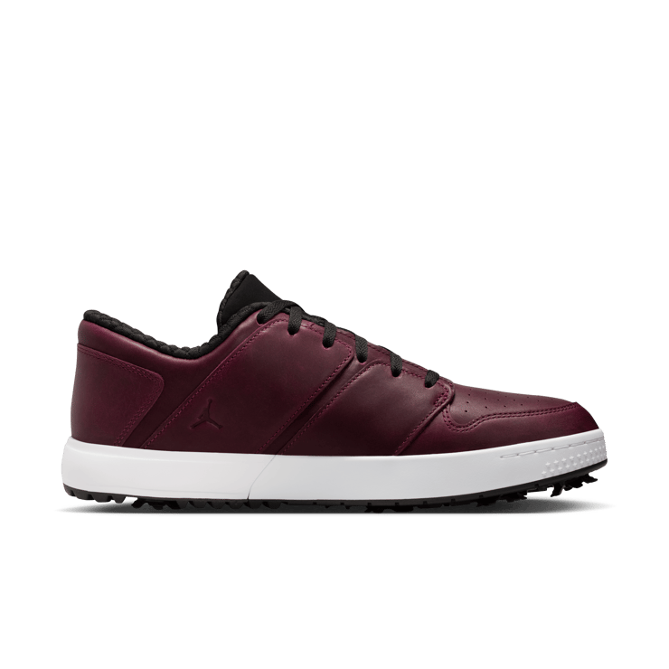 Air Jordan Nu Retro 1 Low Golf Bordeaux Angle 5