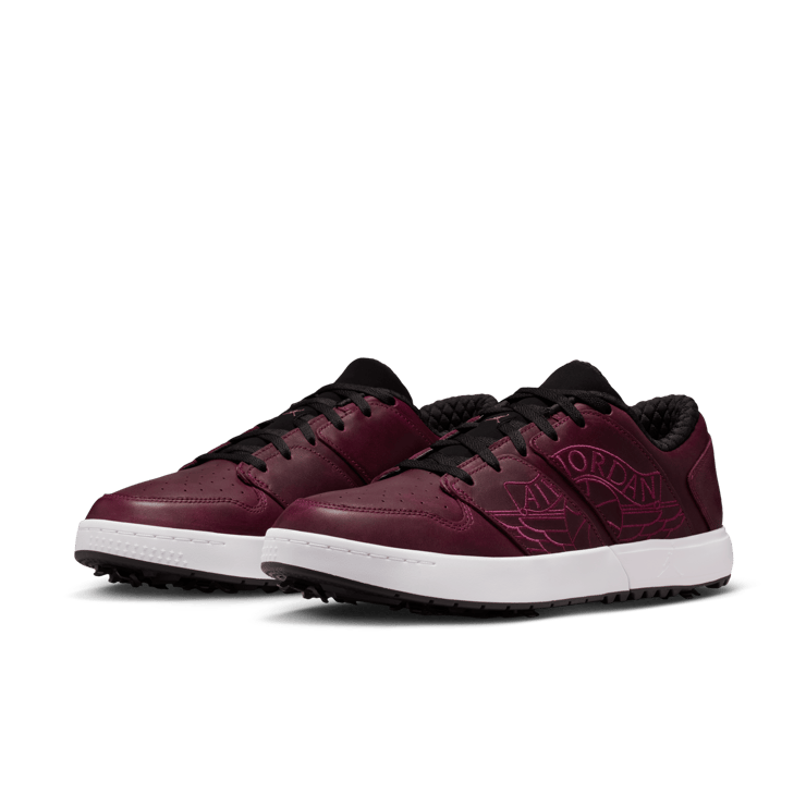 Air Jordan Nu Retro 1 Low Golf Bordeaux Angle 6