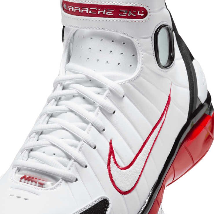 Nike Air Zoom Huarache 2K4 White Varsity Red Angle 6