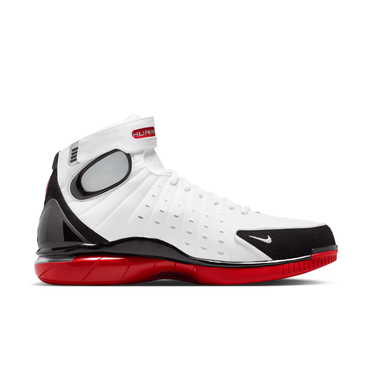 Nike Air Zoom Huarache 2K4 White Varsity Red Angle 2