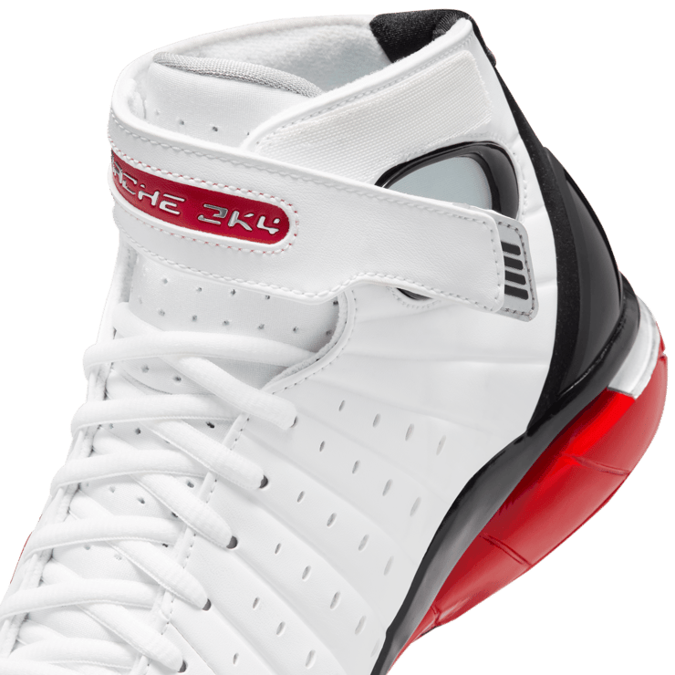 Nike Air Zoom Huarache 2K4 White Varsity Red Angle 8