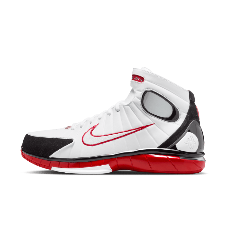 Nike Air Zoom Huarache 2K4 White Varsity Red Angle 0