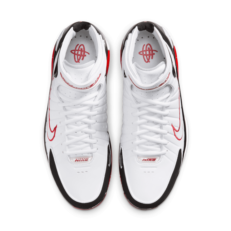 Nike Air Zoom Huarache 2K4 White Varsity Red Angle 3