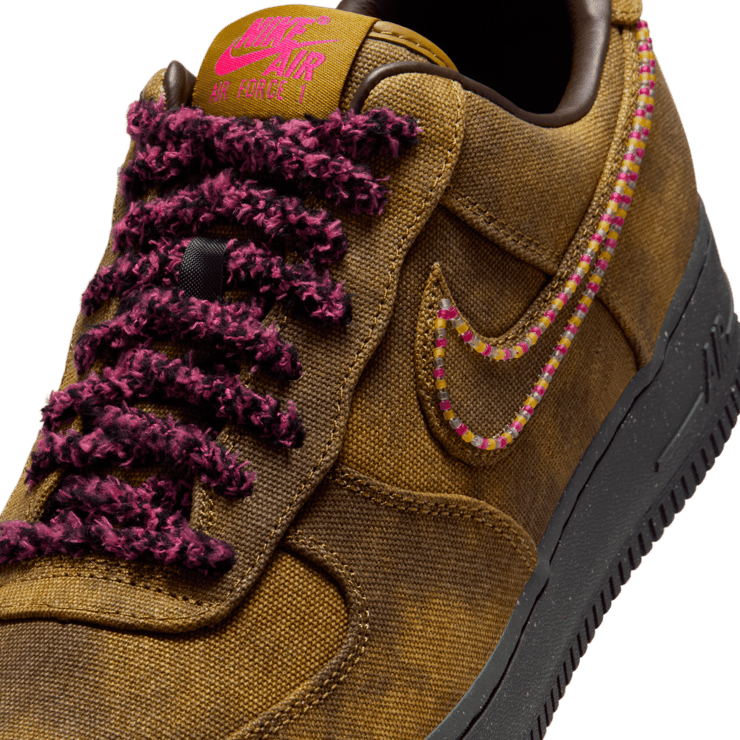 Nike Air Force 1 Boucle QS Desert Moss Angle 6