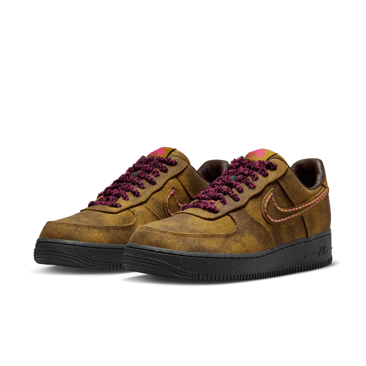 Nike Air Force 1 Boucle QS Desert Moss Angle 2