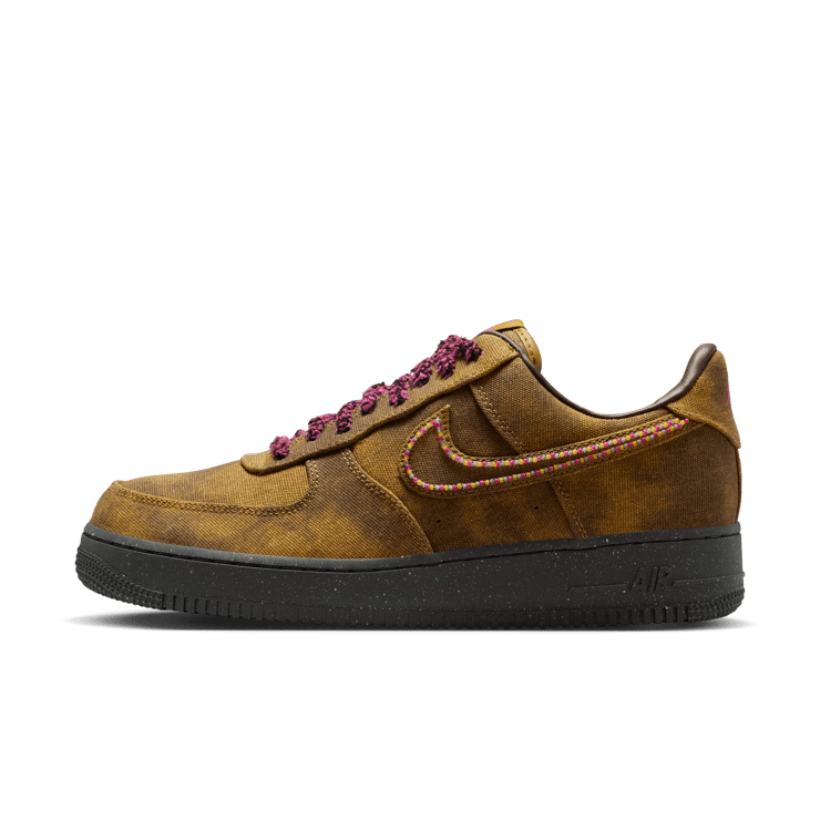 Nike Air Force 1 Boucle QS Desert Moss Angle 4