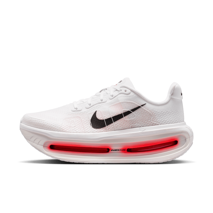 Nike Vomero Premium White Bright Crimson Angle 3