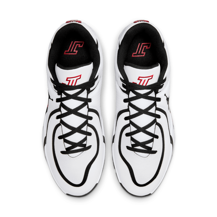 Jordan Tatum 4 White University Red  Angle 7