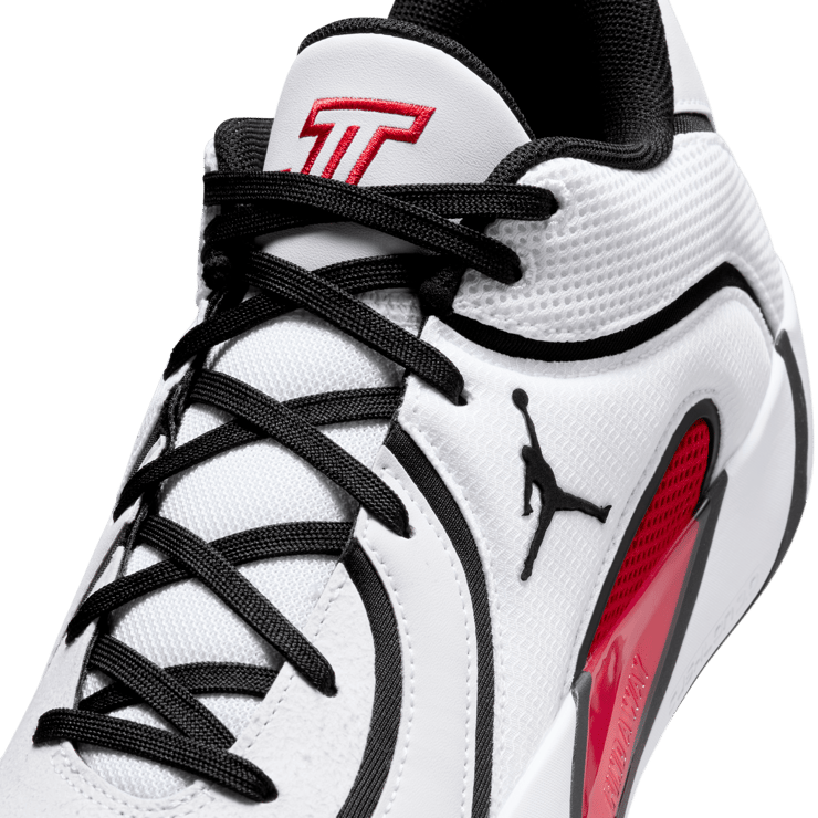 Jordan Tatum 4 White University Red  Angle 2