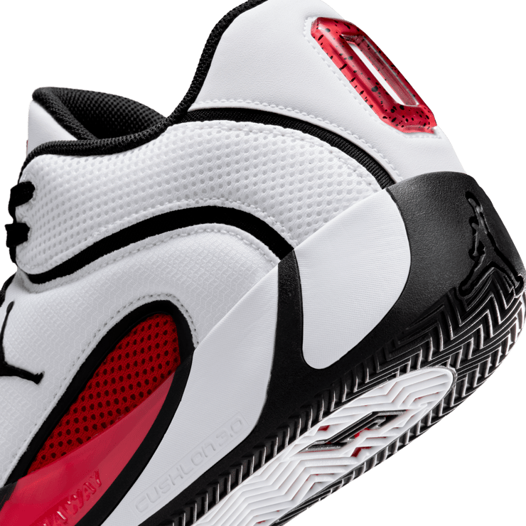 Jordan Tatum 4 White University Red  Angle 6