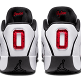 Jordan Tatum 4 White University Red  Angle 4