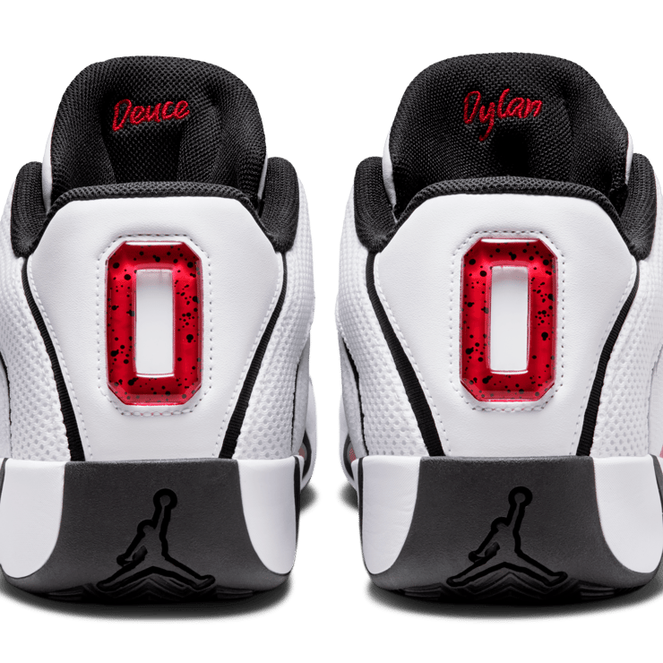 Jordan Tatum 4 White University Red  Angle 4