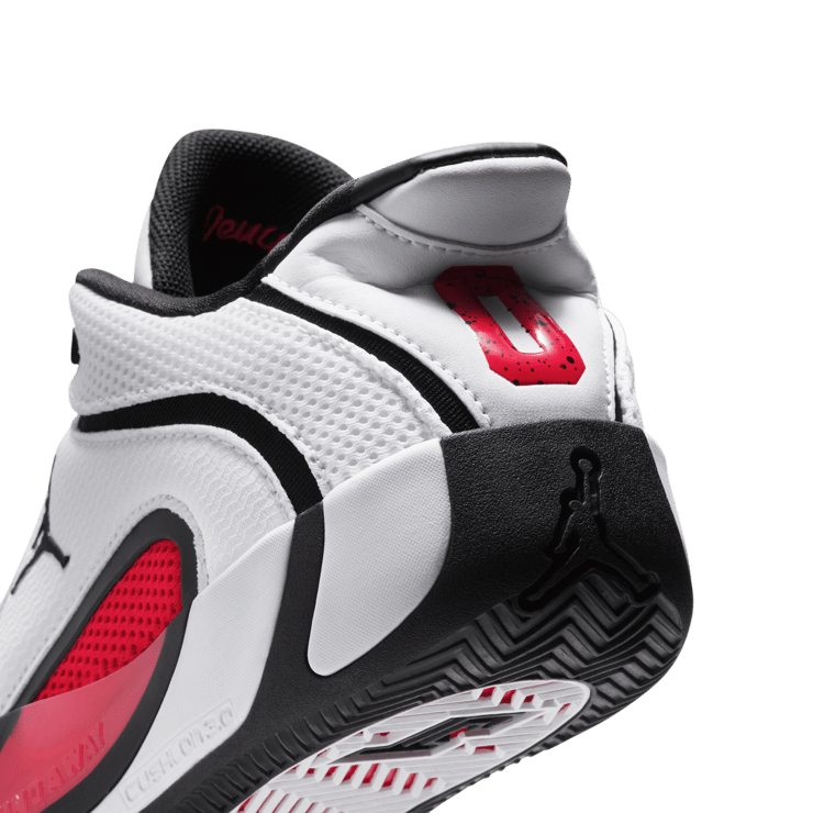 Jordan Tatum 4 White University Red (GS) Angle 7