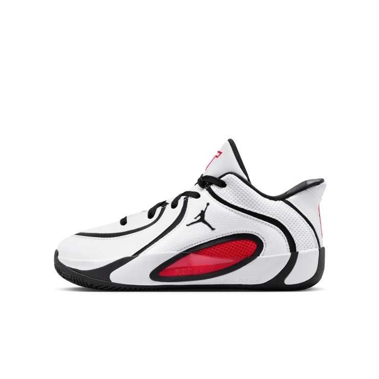 Jordan Tatum 4 White University Red (GS) Angle 0