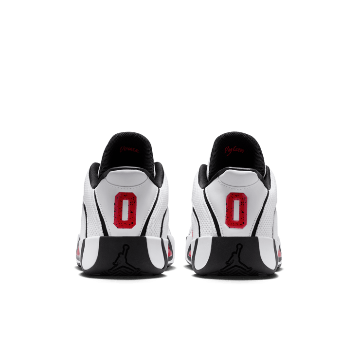 Jordan Tatum 4 White University Red (GS) Angle 1