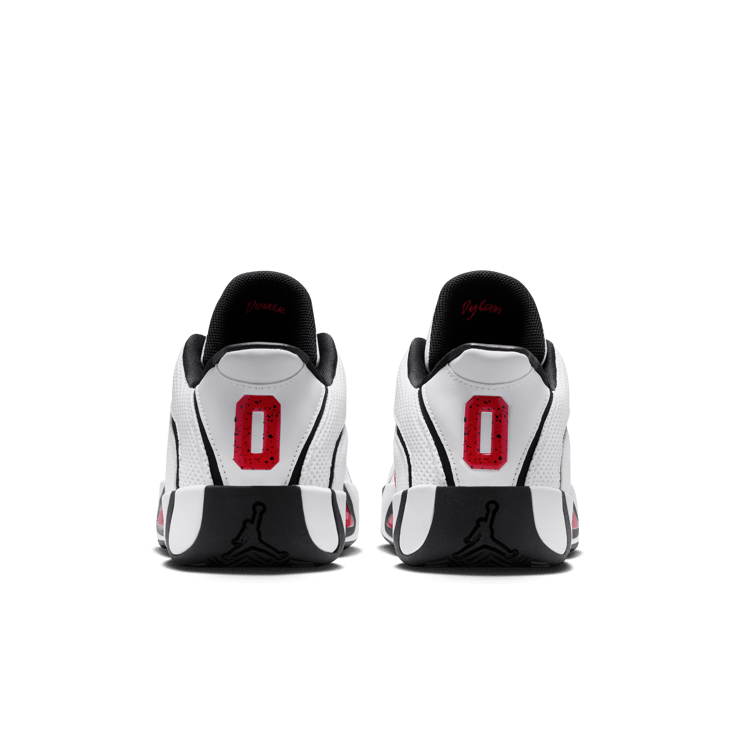 Jordan Tatum 4 White University Red (GS) Angle 1