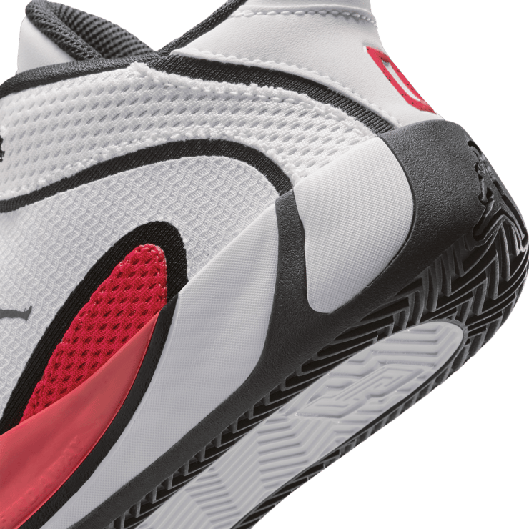 Jordan Tatum 4 White University Red (PS) Angle 10