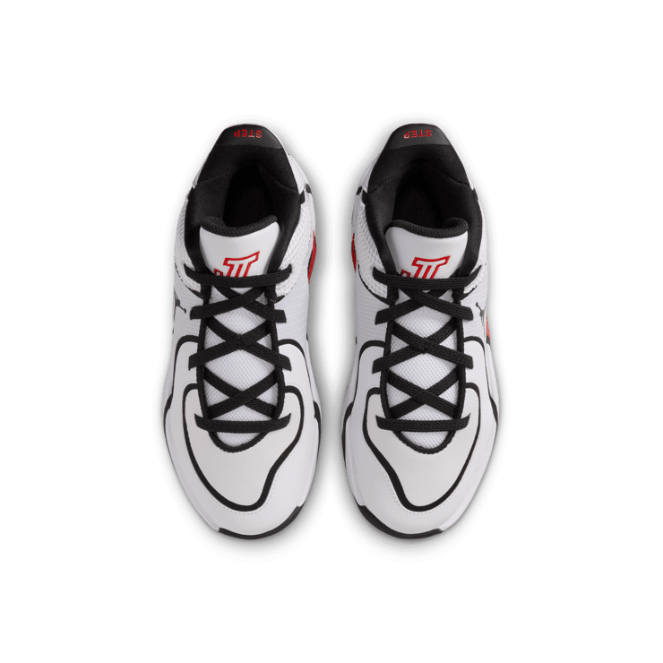 Jordan Tatum 4 White University Red (PS) Angle 7