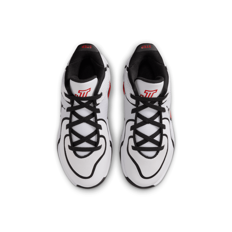 Jordan Tatum 4 White University Red (PS) Angle 7