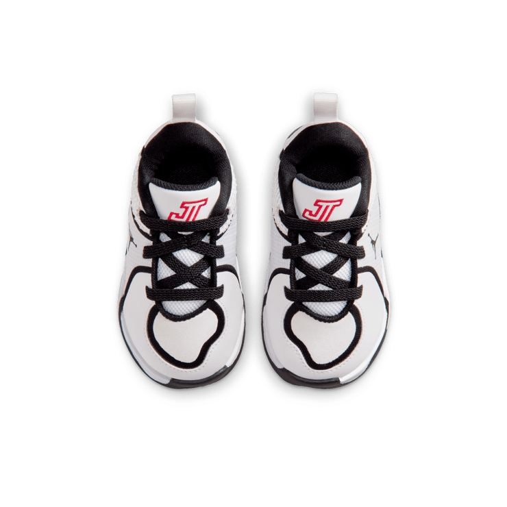 Jordan Tatum 4 White University Red (TD) Angle 7