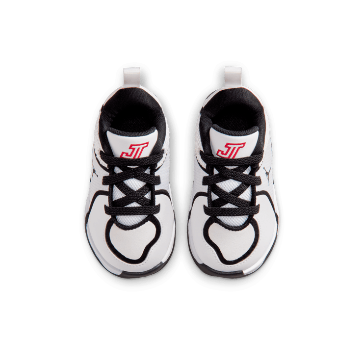 Jordan Tatum 4 White University Red (TD) Angle 7