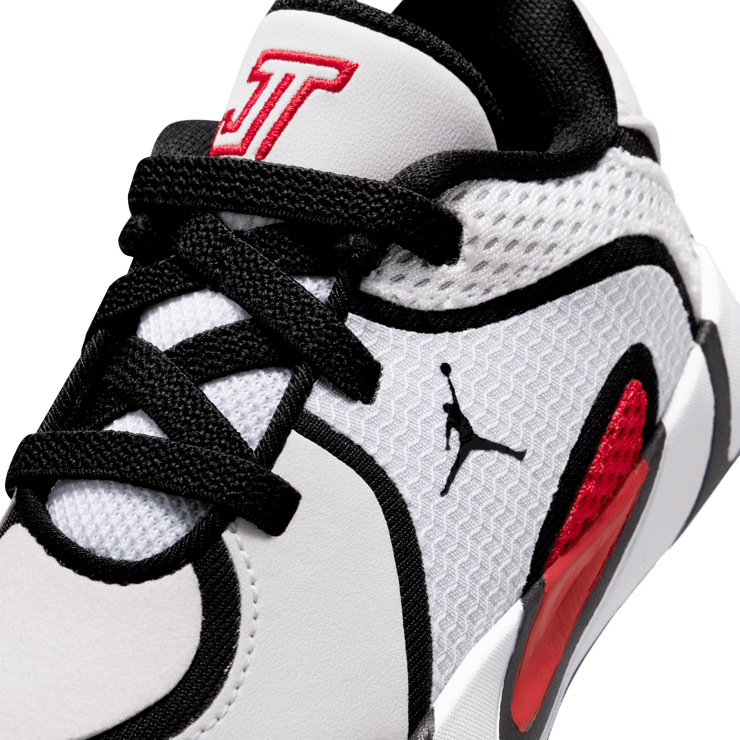 Jordan Tatum 4 White University Red (TD) Angle 8