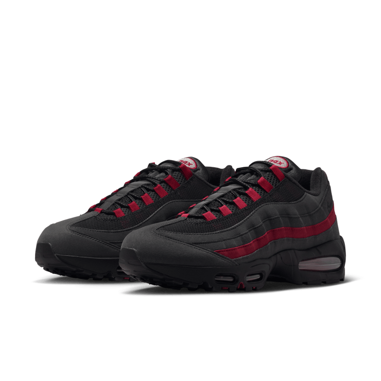 Nike Air Max 95 OG Big Bubble Black Team Crimson  Angle 1